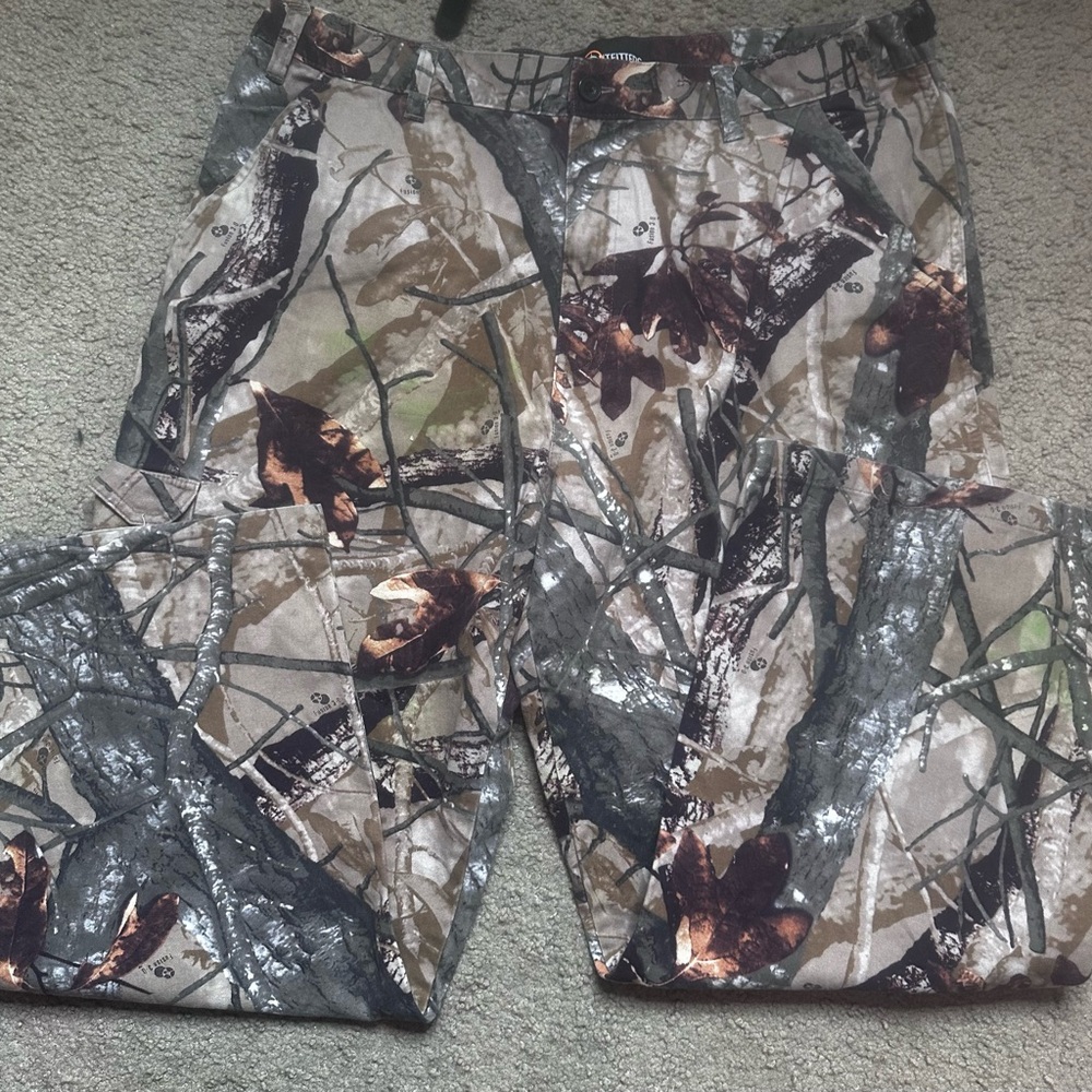 OUTFITTERS RIDGE XL 40/42 UNISEX CAMOUFLAGE POCkETS GALORE EUC
